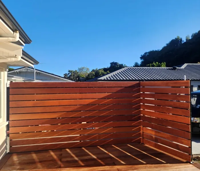 Decorative fence screening for privacy and aesthetic appeal
